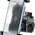 Bike Phone Holder, Motorcycle Phone Mount - Motorcycle Handlebar Cell Phone Clamp, Scooter Phone Clip for iPhone 15 Pro Max/Plus, 14 Pro Max, S9, S10 and More 4.7" to 7.2" Smartphones